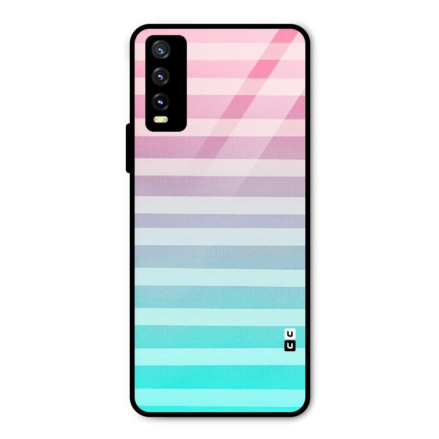 Pastel Ombre Metal Back Case for Vivo Y20