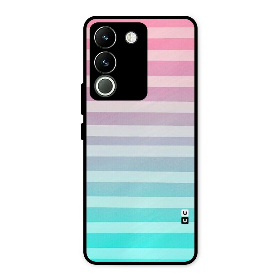 Pastel Ombre Metal Back Case for Vivo Y200