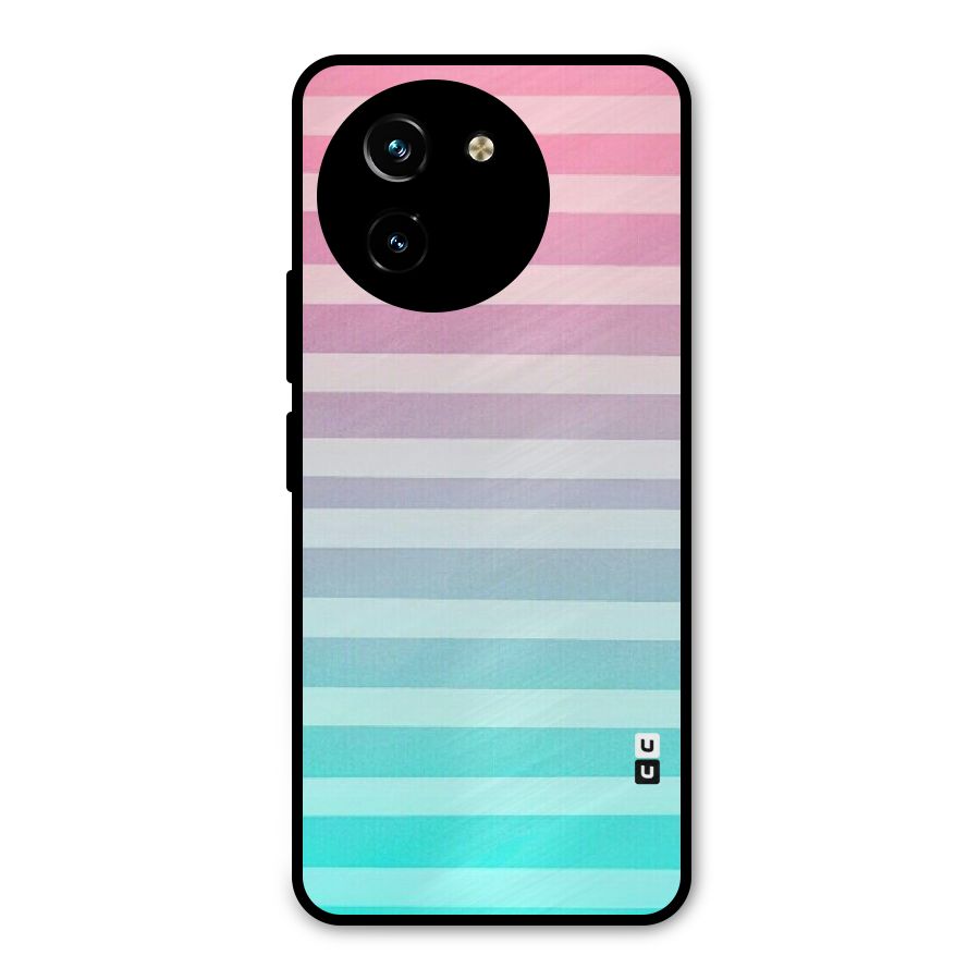Pastel Ombre Metal Back Case for Vivo Y200i