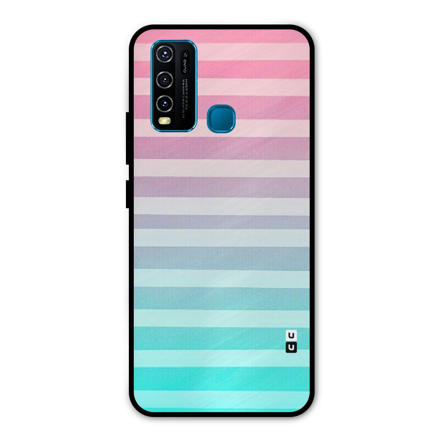 Pastel Ombre Metal Back Case for Vivo Y50