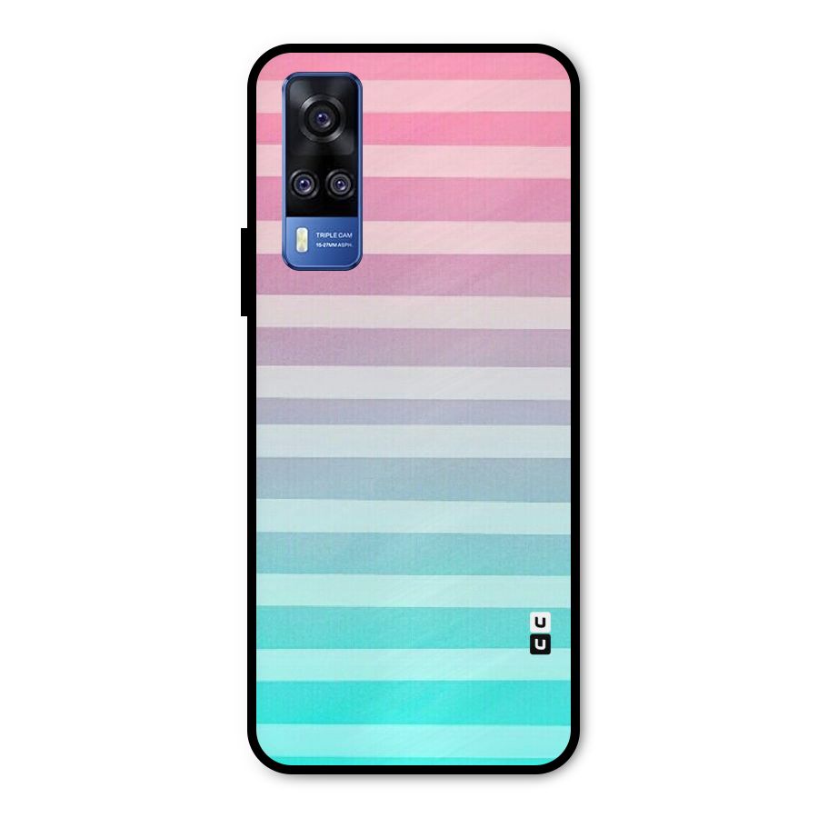 Pastel Ombre Metal Back Case for Vivo Y51A
