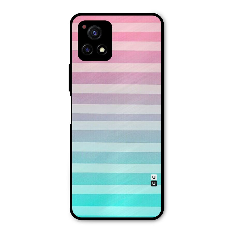 Pastel Ombre Metal Back Case for Vivo Y72 5G