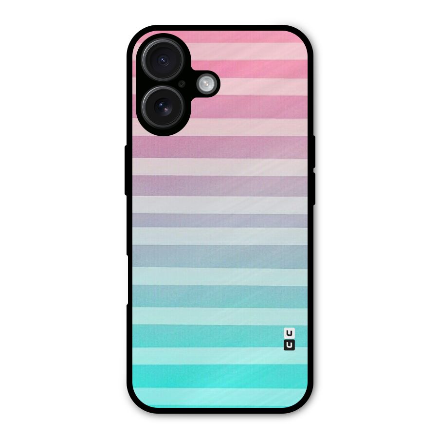 Pastel Ombre Metal Back Case for iPhone 16