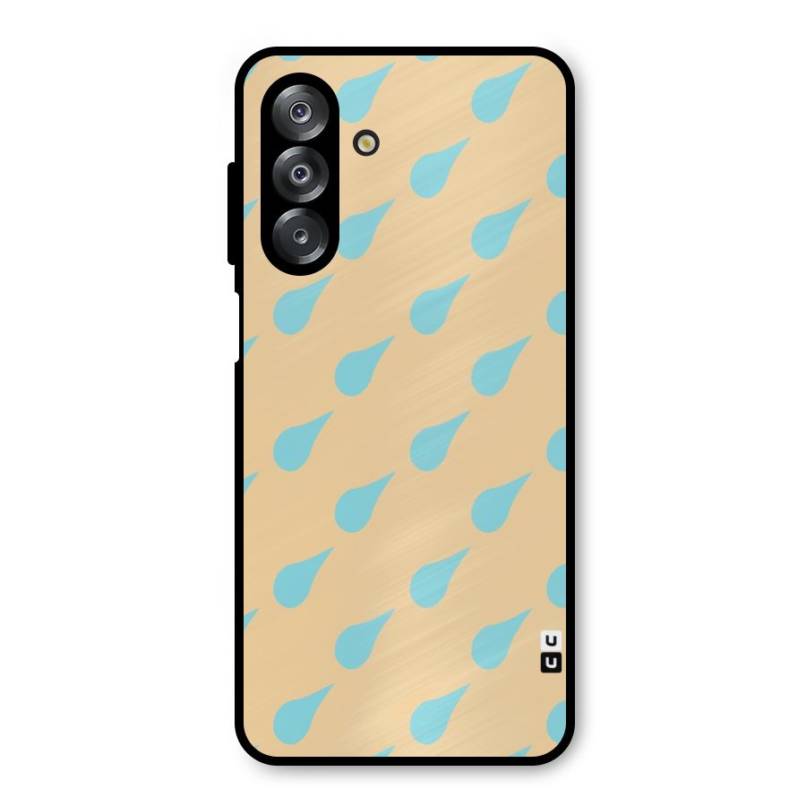 Pastel Orange Drops Metal Back Case for Galaxy A26