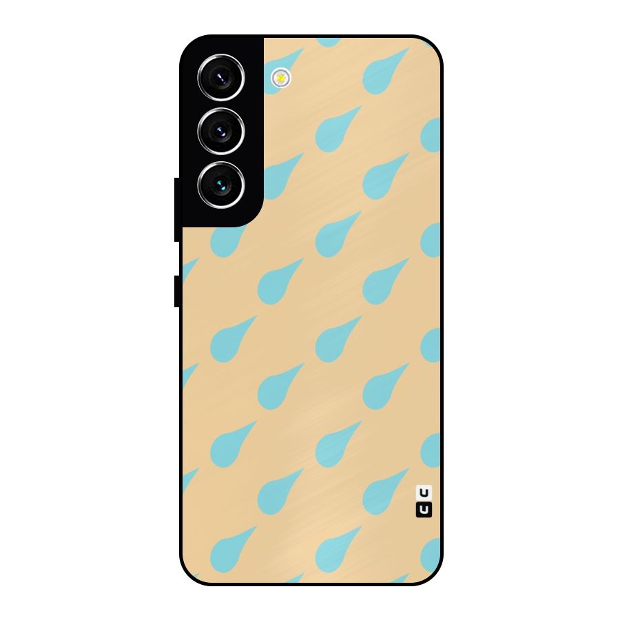 Pastel Orange Drops Metal Back Case for Galaxy S22 5G