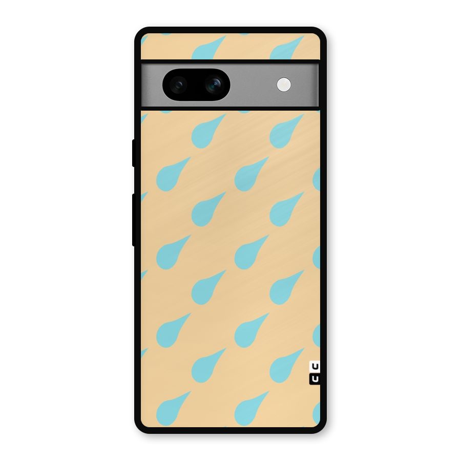 Pastel Orange Drops Metal Back Case for Google Pixel 7a