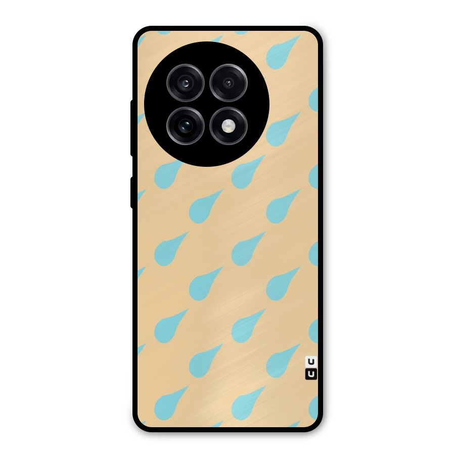 Pastel Orange Drops Metal Back Case for OnePlus 13R