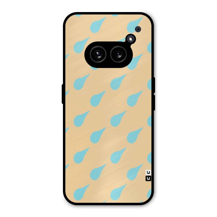 Pastel Orange Drops Metal Back Case for Nothing Phone 2a