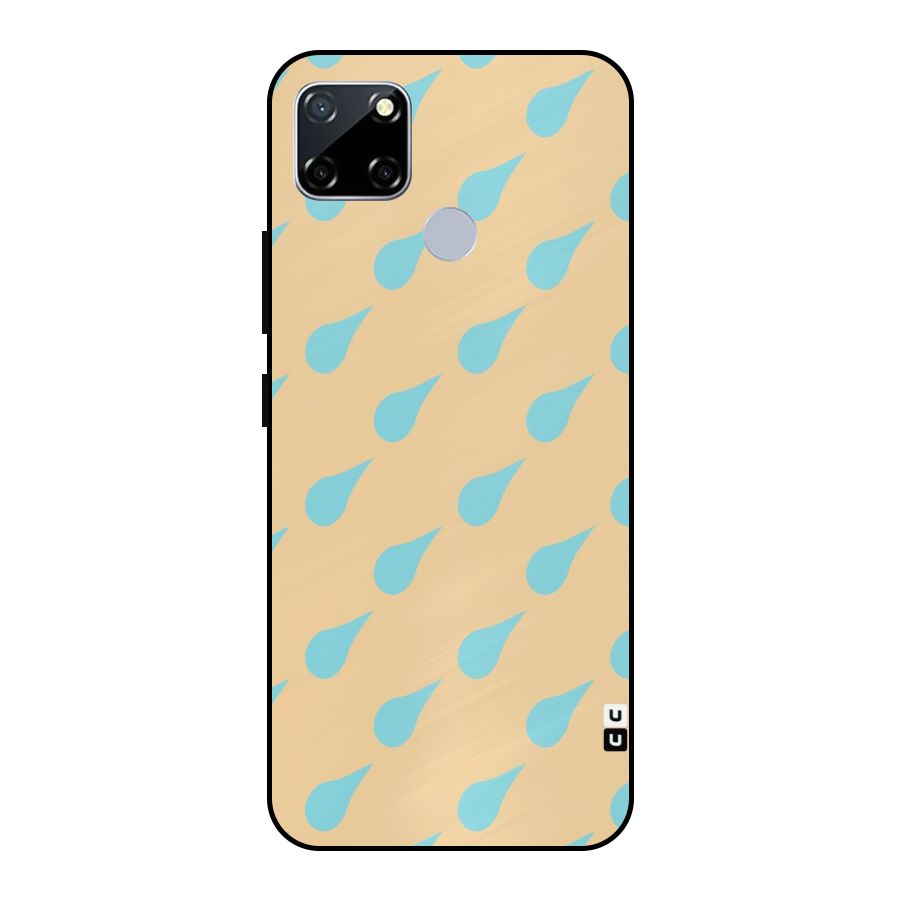 Pastel Orange Drops Metal Back Case for Realme Narzo 20