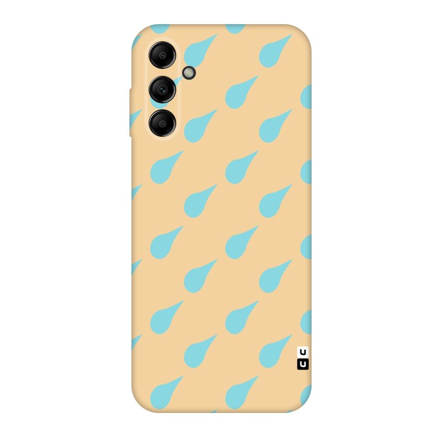 Pastel Orange Drops Original Polycarbonate Back Case for Galaxy A14 5G