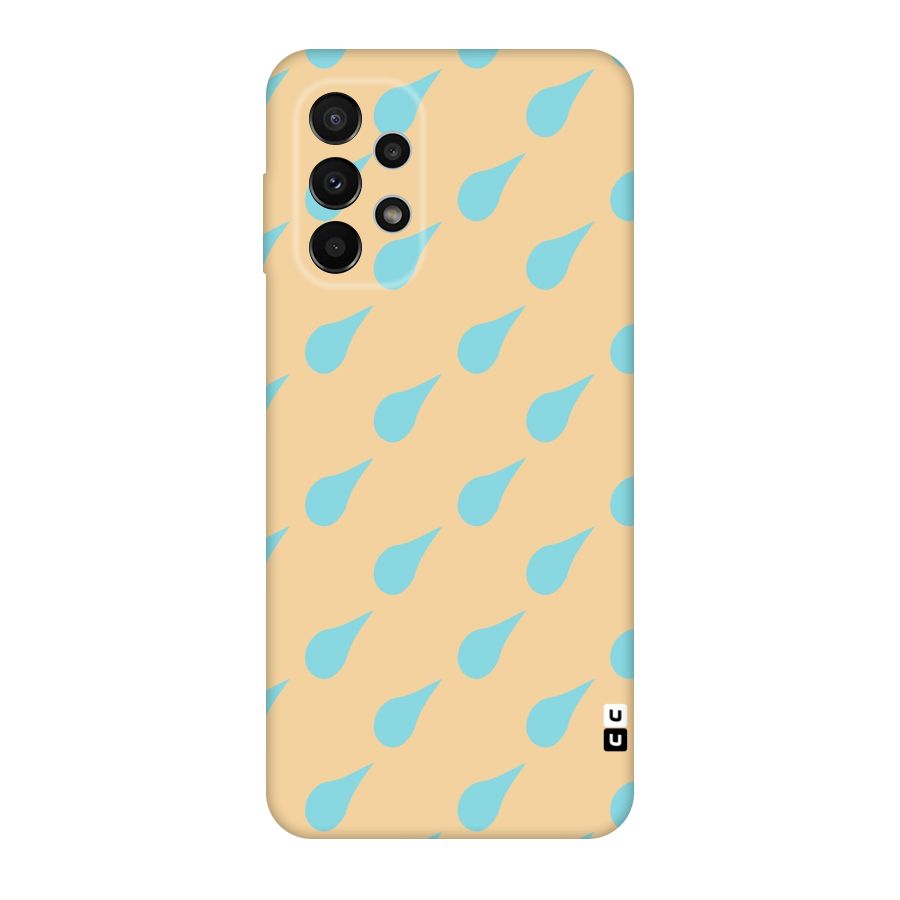 Pastel Orange Drops Original Polycarbonate Back Case for Galaxy A23