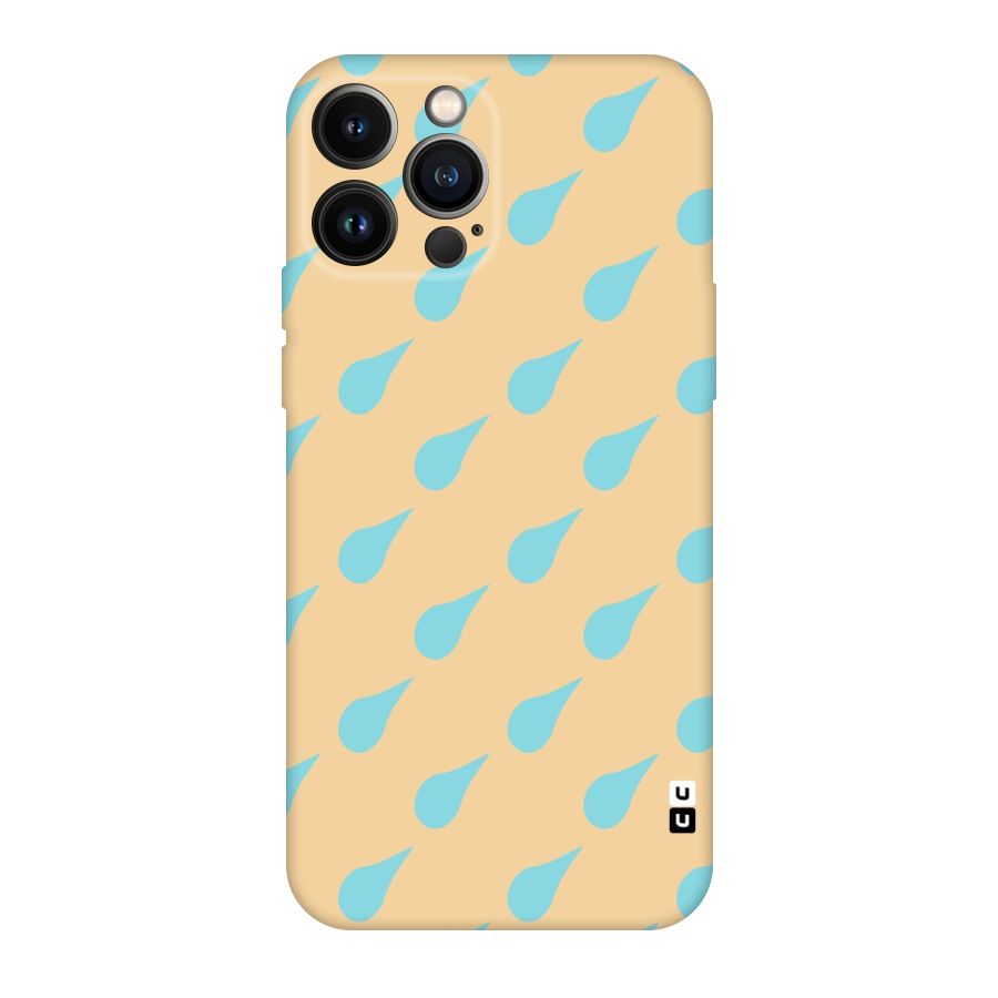 Pastel Orange Drops Original Polycarbonate Back Case for iPhone 13 Pro Max