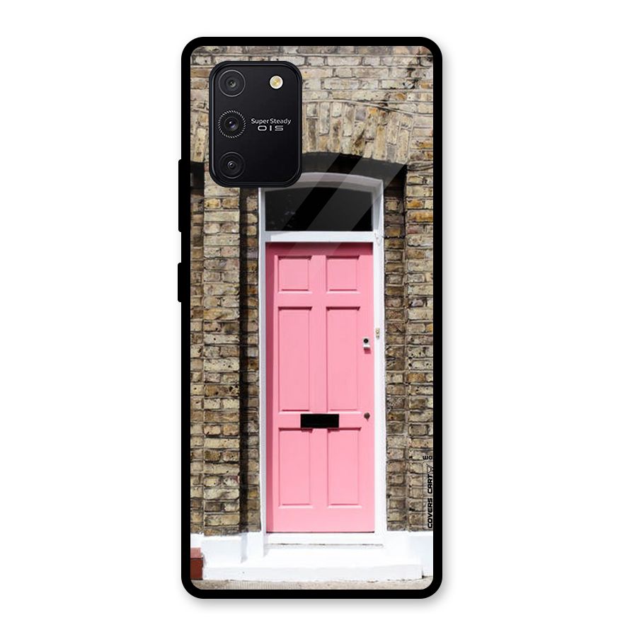 Pastel Pink Door Glass Back Case for Galaxy S10 Lite