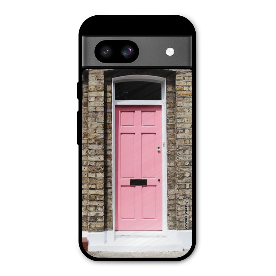 Pastel Pink Door Metal Back Case for Google Pixel 8a