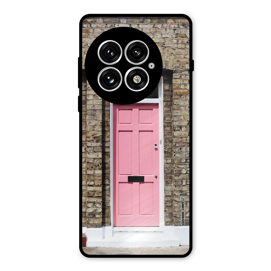 Pastel Pink Door Metal Back Case for OnePlus 13