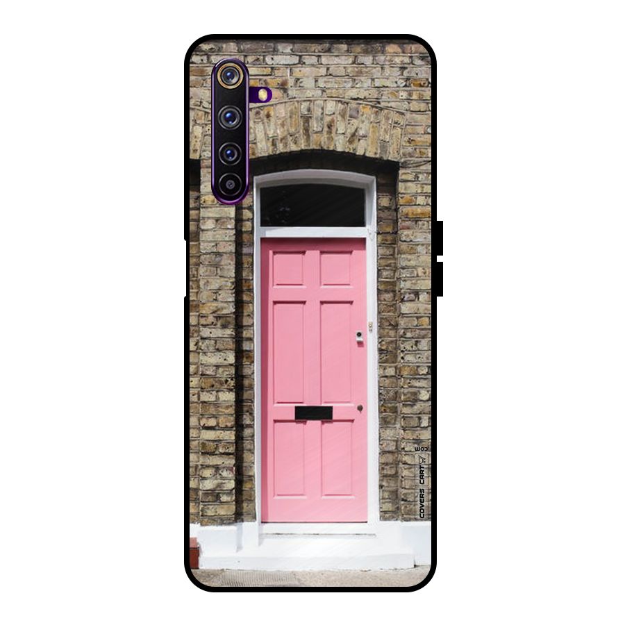 Pastel Pink Door Metal Back Case for Realme 6 Pro