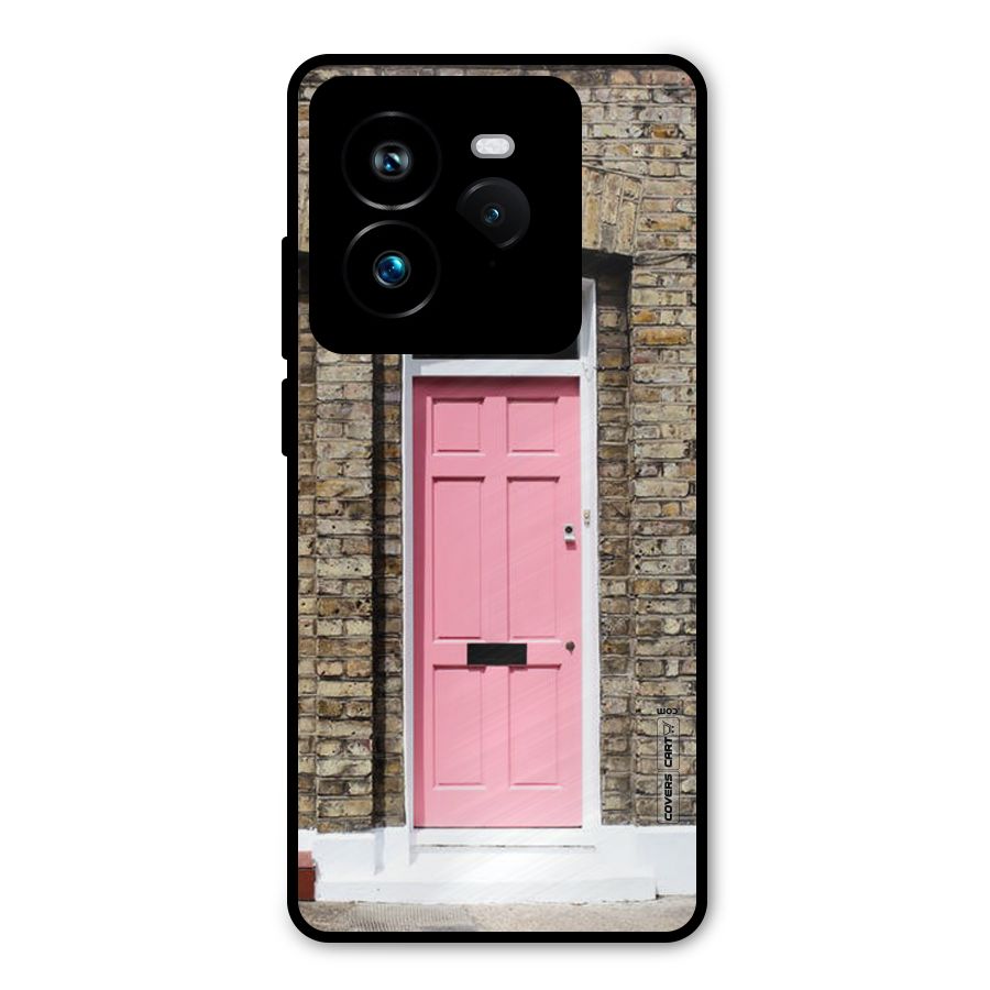 Pastel Pink Door Metal Back Case for Realme GT 7 Pro
