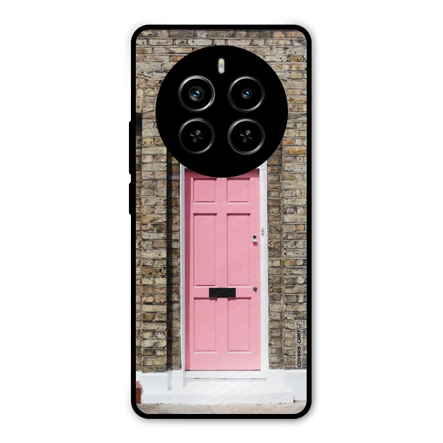 Pastel Pink Door Metal Back Case for Realme P1 Pro