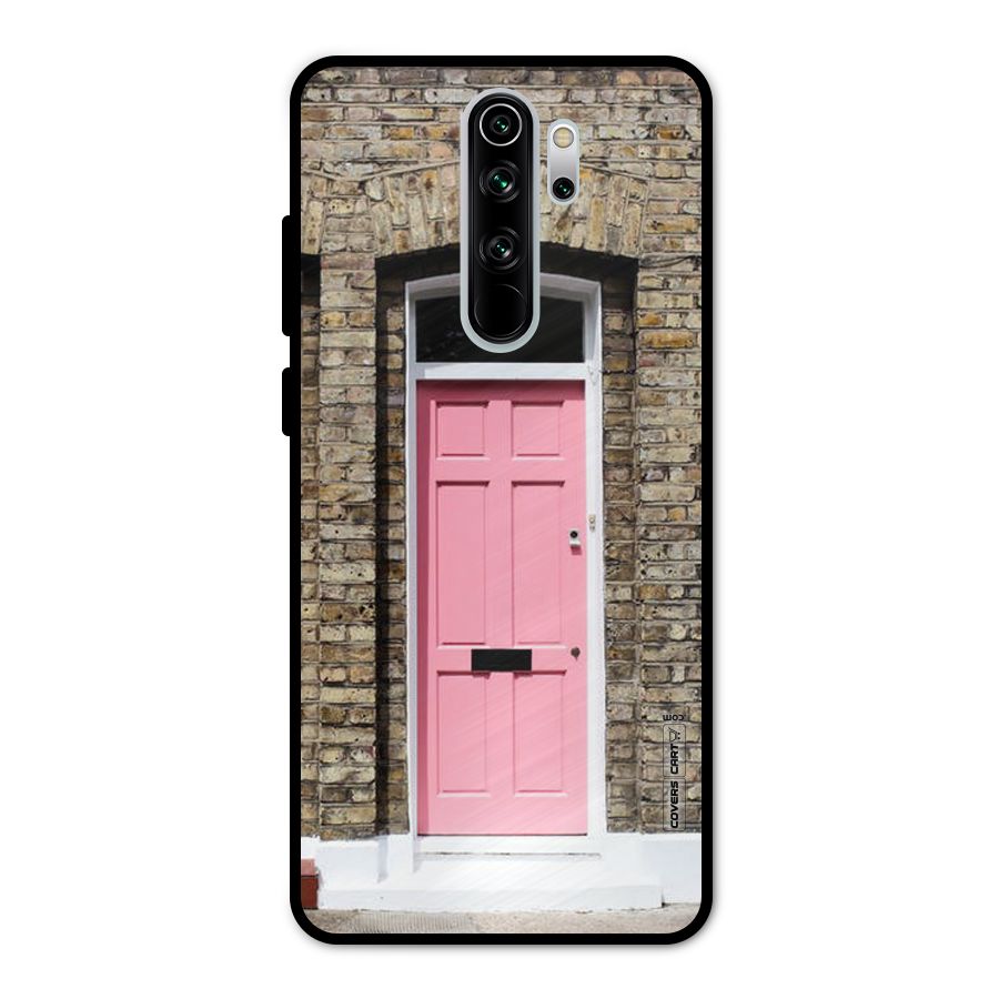 Pastel Pink Door Metal Back Case for Redmi Note 8 Pro