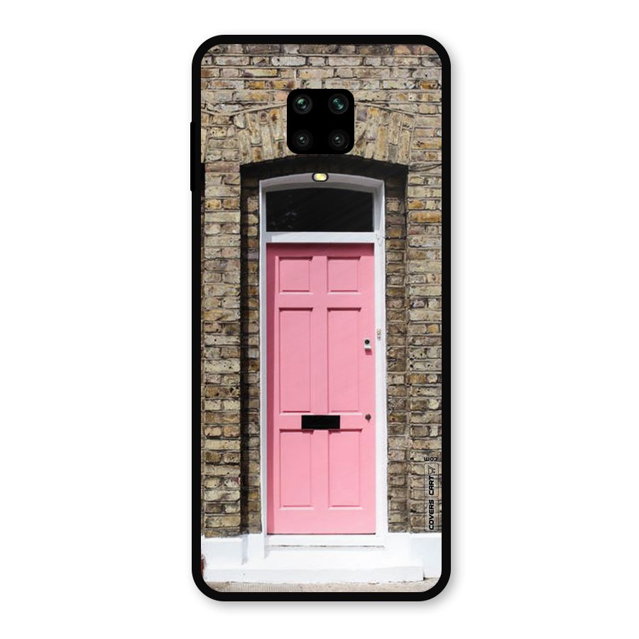 Pastel Pink Door Metal Back Case for Redmi Note 9 Pro Max