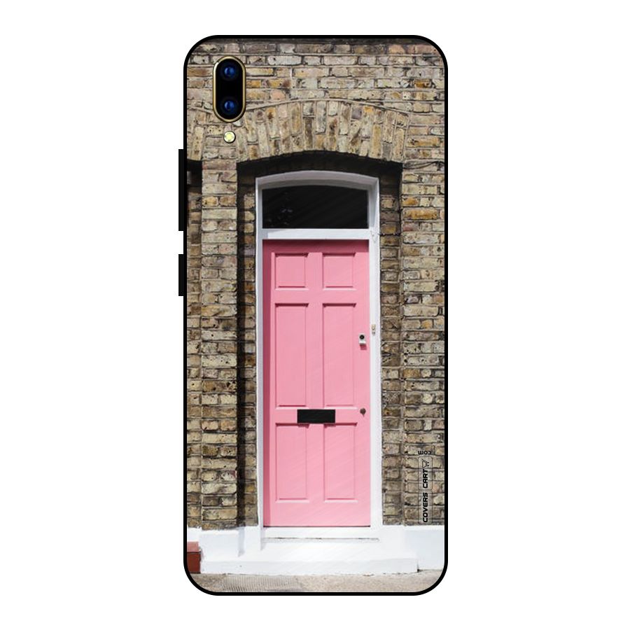 Pastel Pink Door Metal Back Case for Vivo V11 Pro