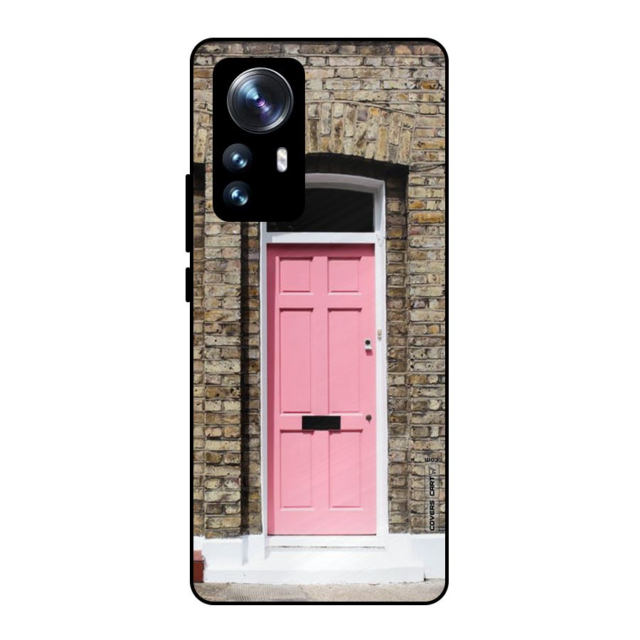 Pastel Pink Door Metal Back Case for Xiaomi 12 Pro