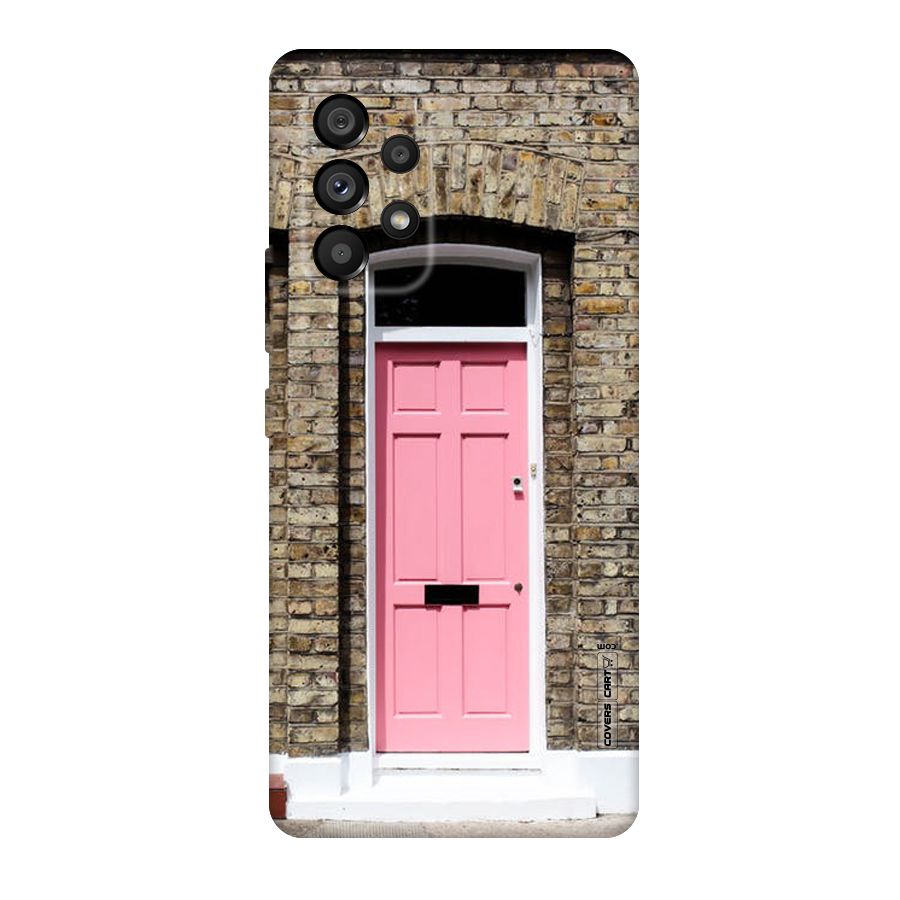 Pastel Pink Door Original Polycarbonate Back Case for Galaxy A53 5G
