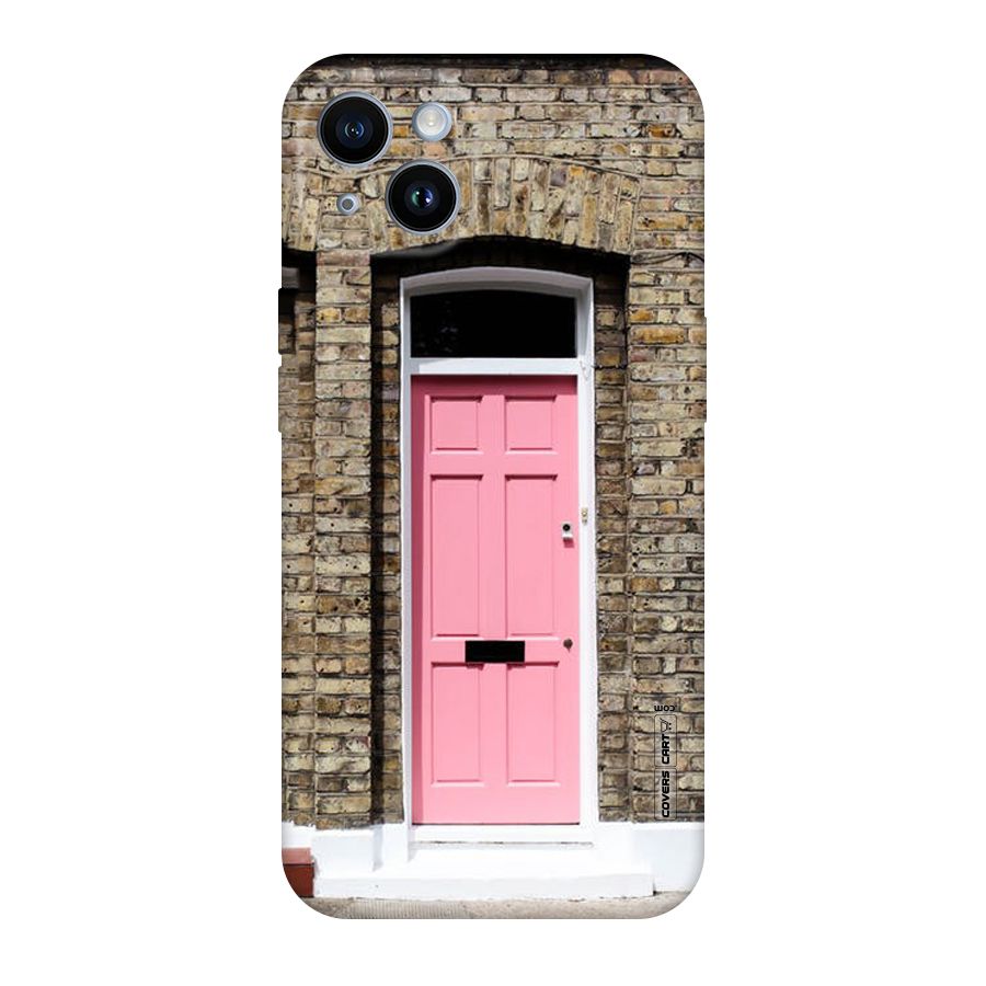 Pastel Pink Door Original Polycarbonate Back Case for iPhone 14
