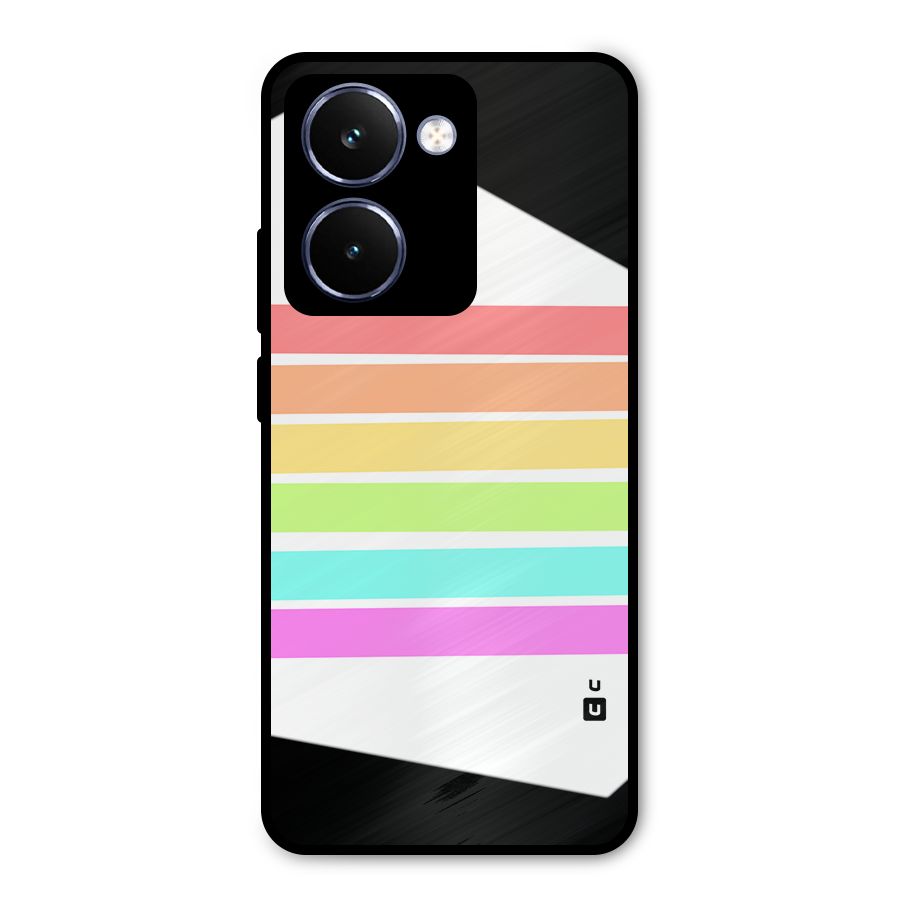 Pastel Pride Horizontal Stripes Metal Back Case for Realme P3 Ultra