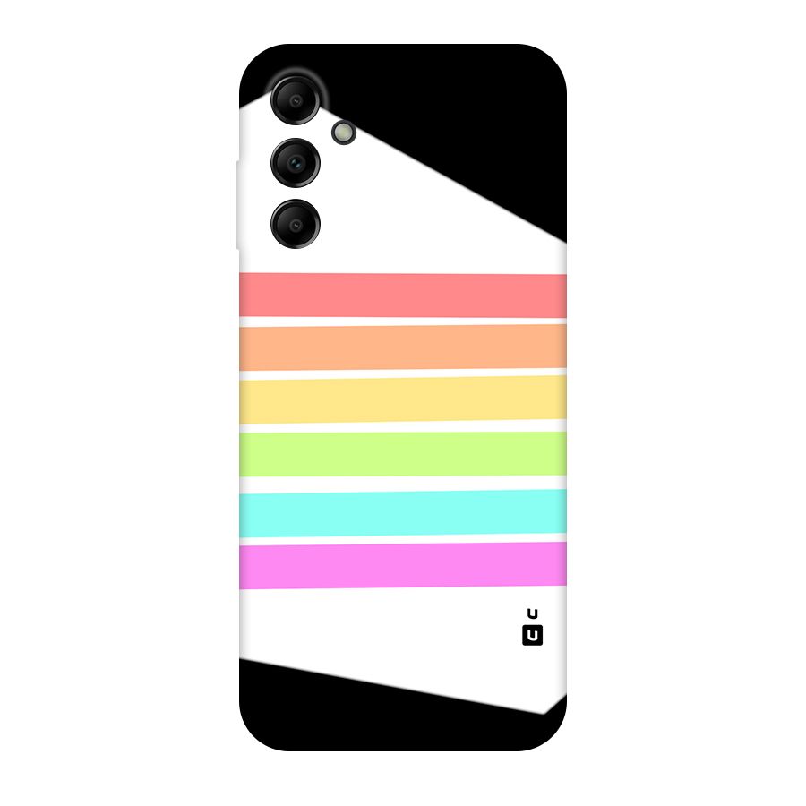 Pastel Pride Horizontal Stripes Original Polycarbonate Back Case for Galaxy A14 5G