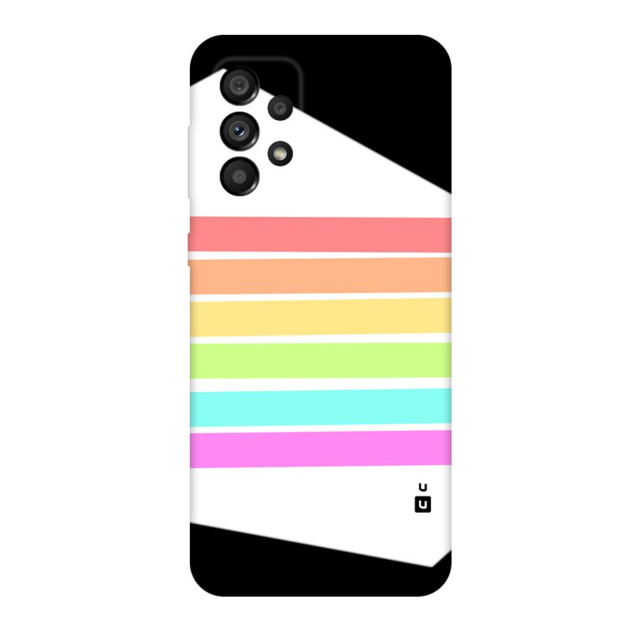 Pastel Pride Horizontal Stripes Original Polycarbonate Back Case for Galaxy A73 5G