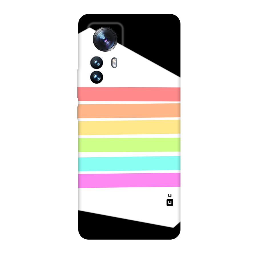 Pastel Pride Horizontal Stripes Original Polycarbonate Back Case for Xiaomi 12 Pro