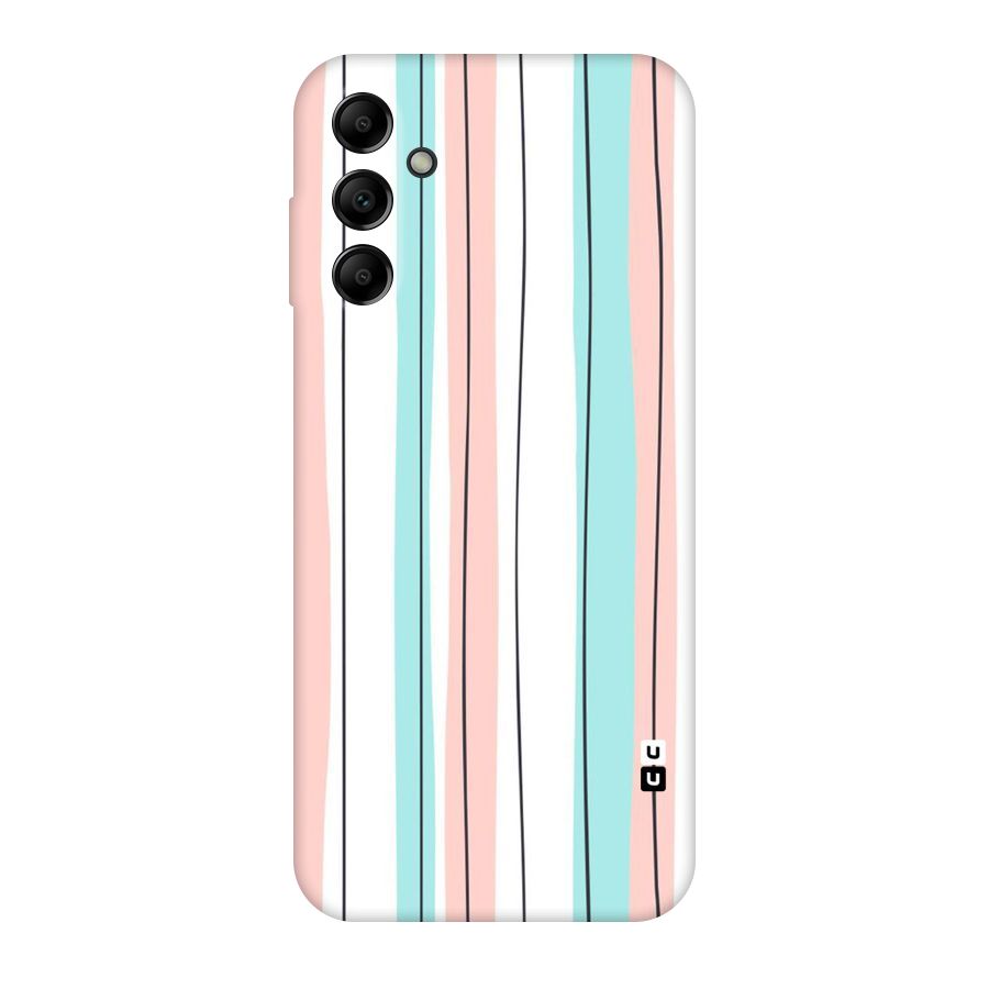 Pastel Tri Stripes Original Polycarbonate Back Case for Galaxy A14 5G