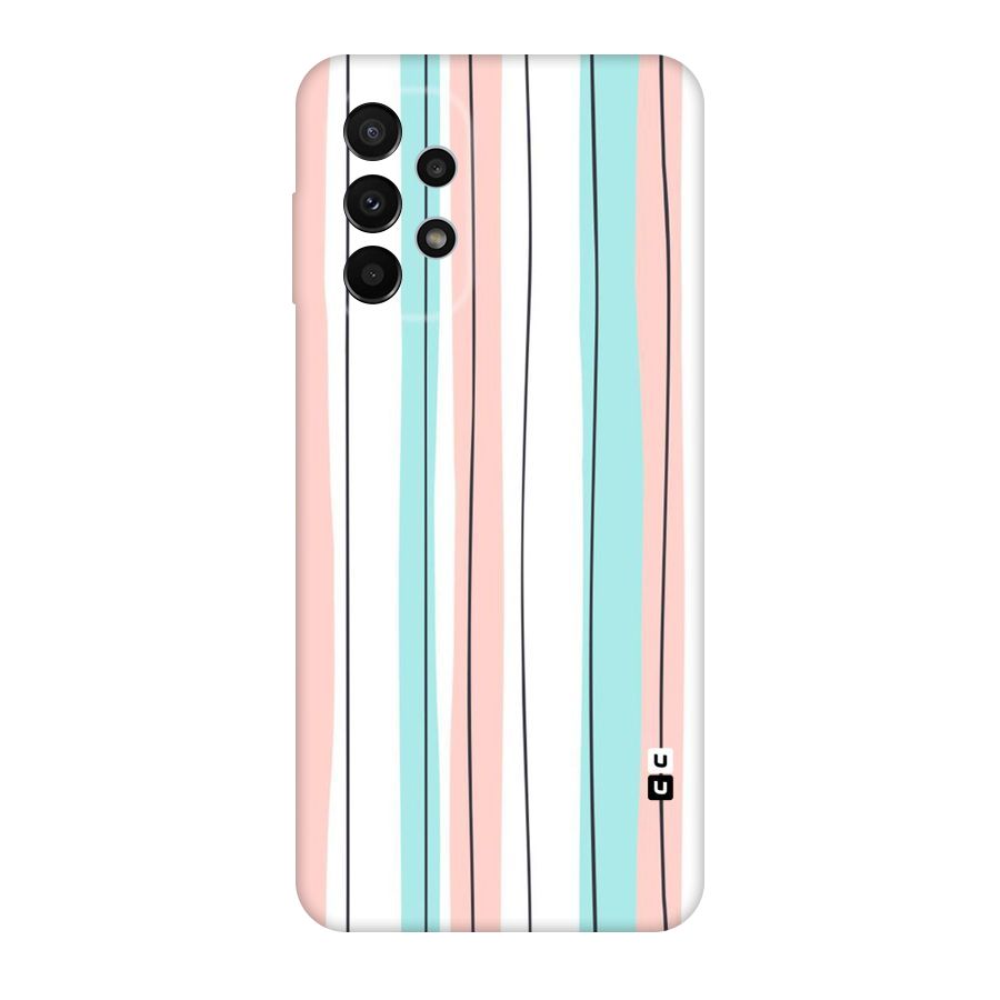 Pastel Tri Stripes Original Polycarbonate Back Case for Galaxy A23