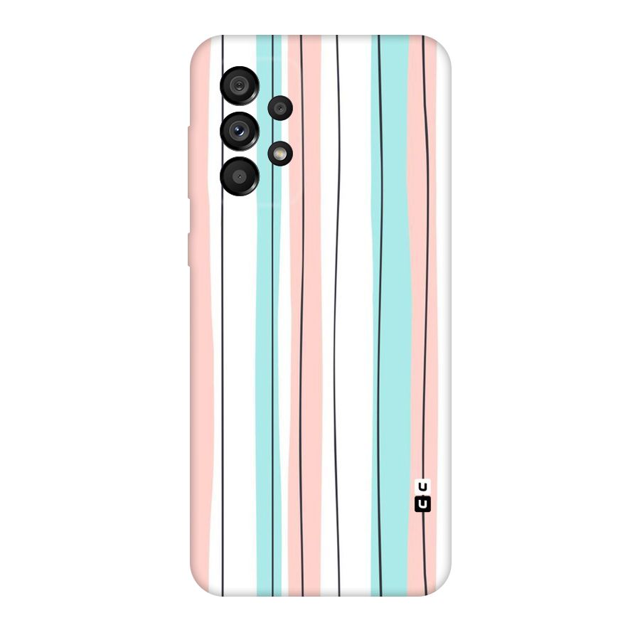 Pastel Tri Stripes Original Polycarbonate Back Case for Galaxy A73 5G