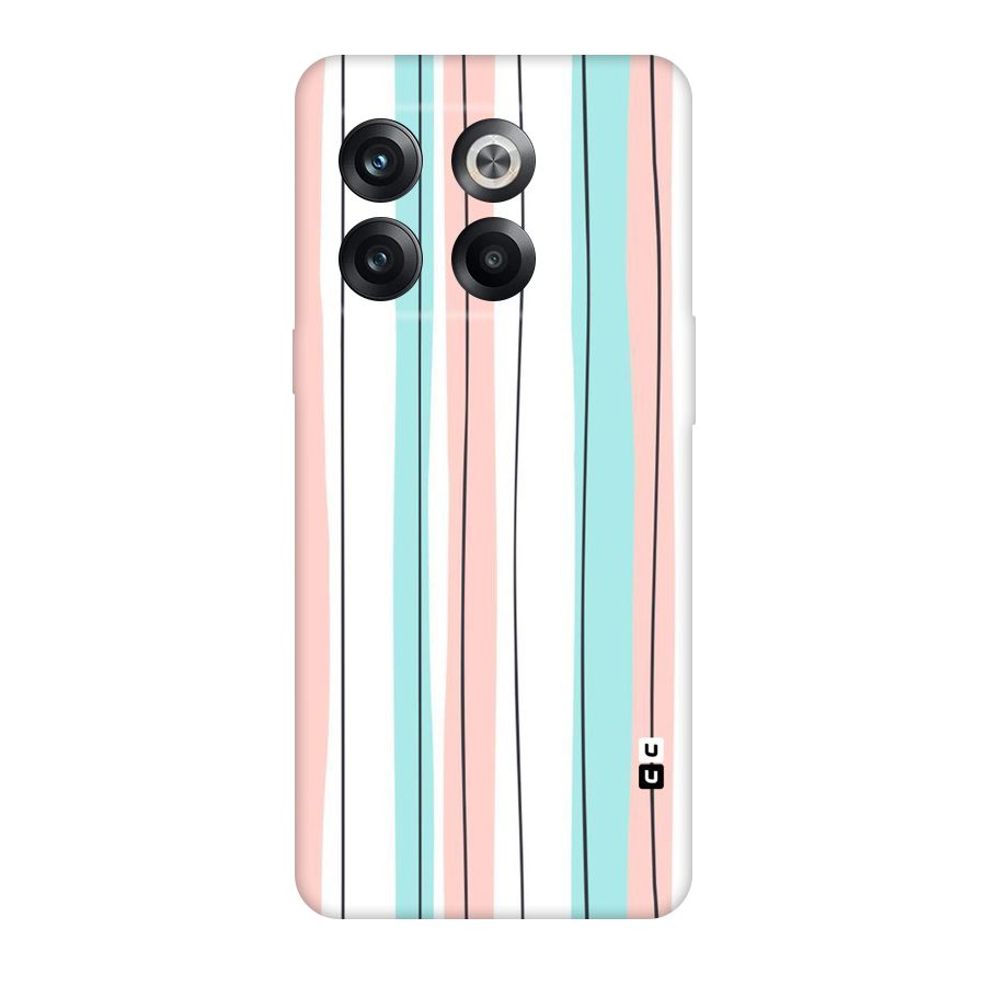 Pastel Tri Stripes Original Polycarbonate Back Case for OnePlus 10T
