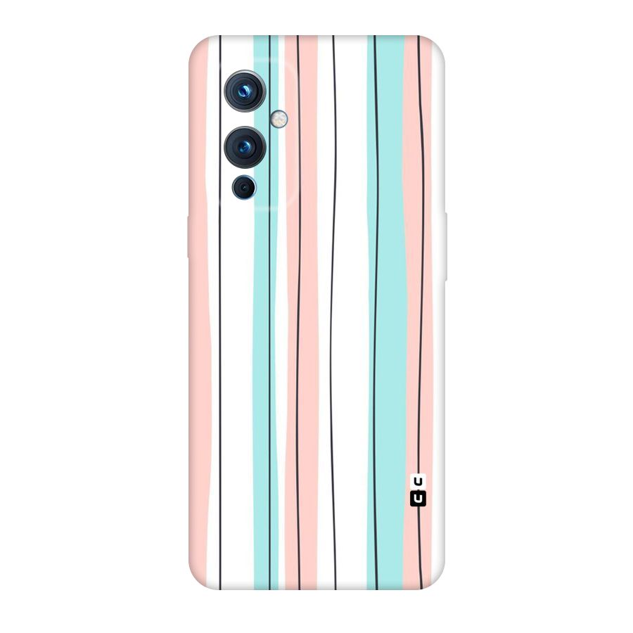 Pastel Tri Stripes Original Polycarbonate Back Case for OnePlus 9