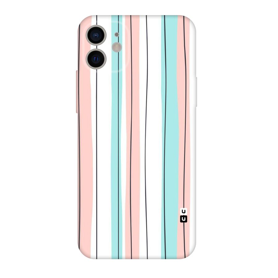 Pastel Tri Stripes Original Polycarbonate Back Case for iPhone 11