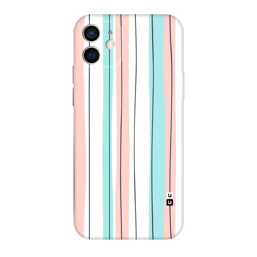 Pastel Tri Stripes Original Polycarbonate Back Case for iPhone 12