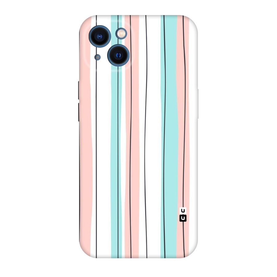 Pastel Tri Stripes Original Polycarbonate Back Case for iPhone 13
