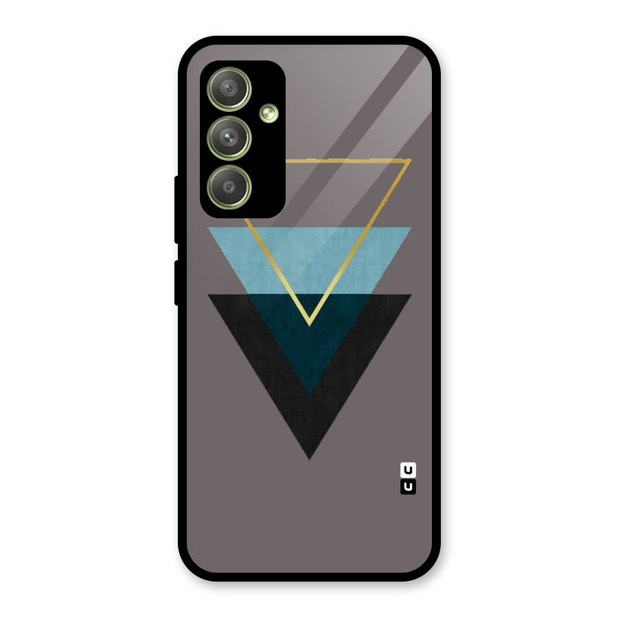 Pastel Triangle Glass Back Case for Galaxy A54