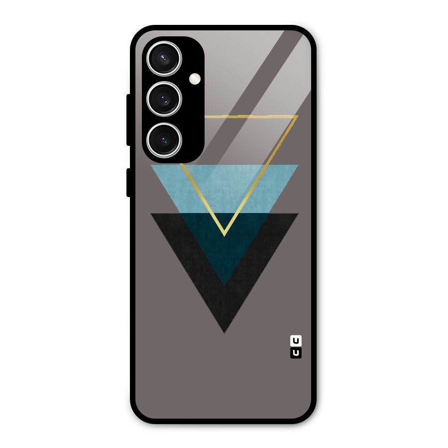 Pastel Triangle Glass Back Case for Galaxy S23 FE