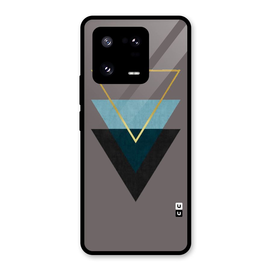 Pastel Triangle Glass Back Case for Xiaomi 13 Pro