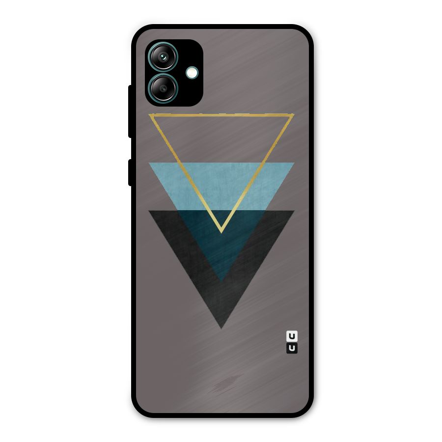 Pastel Triangle Metal Back Case for Galaxy A04