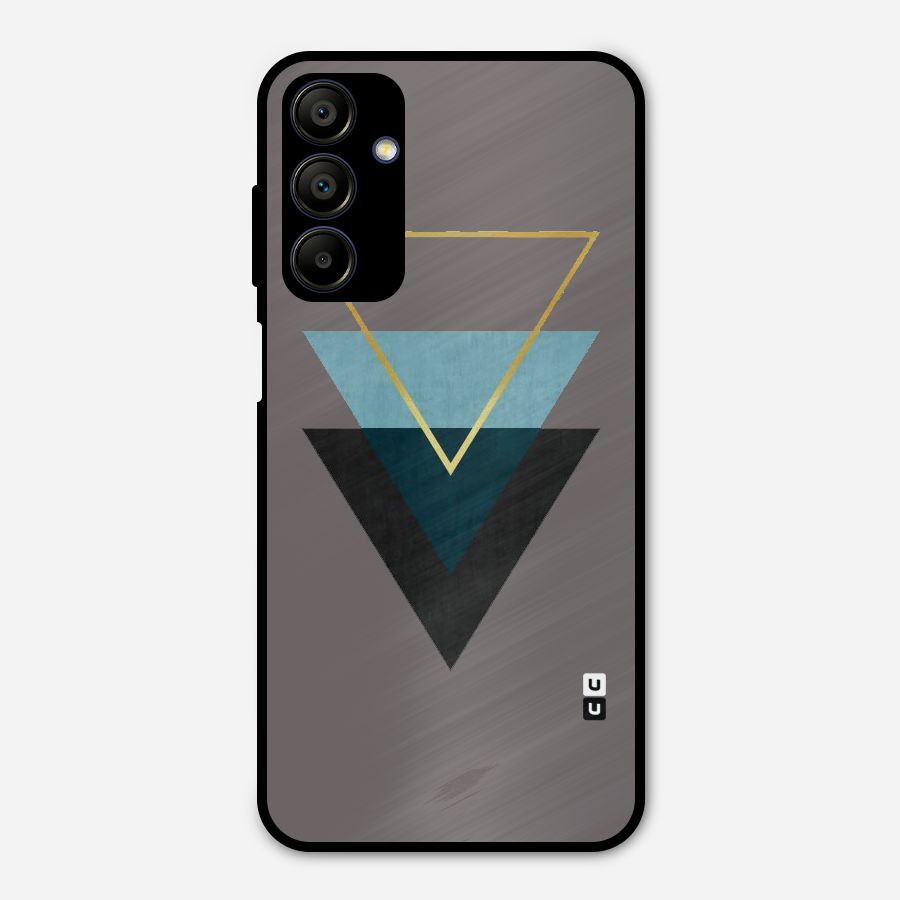 Pastel Triangle Metal Back Case for Galaxy A15 5G