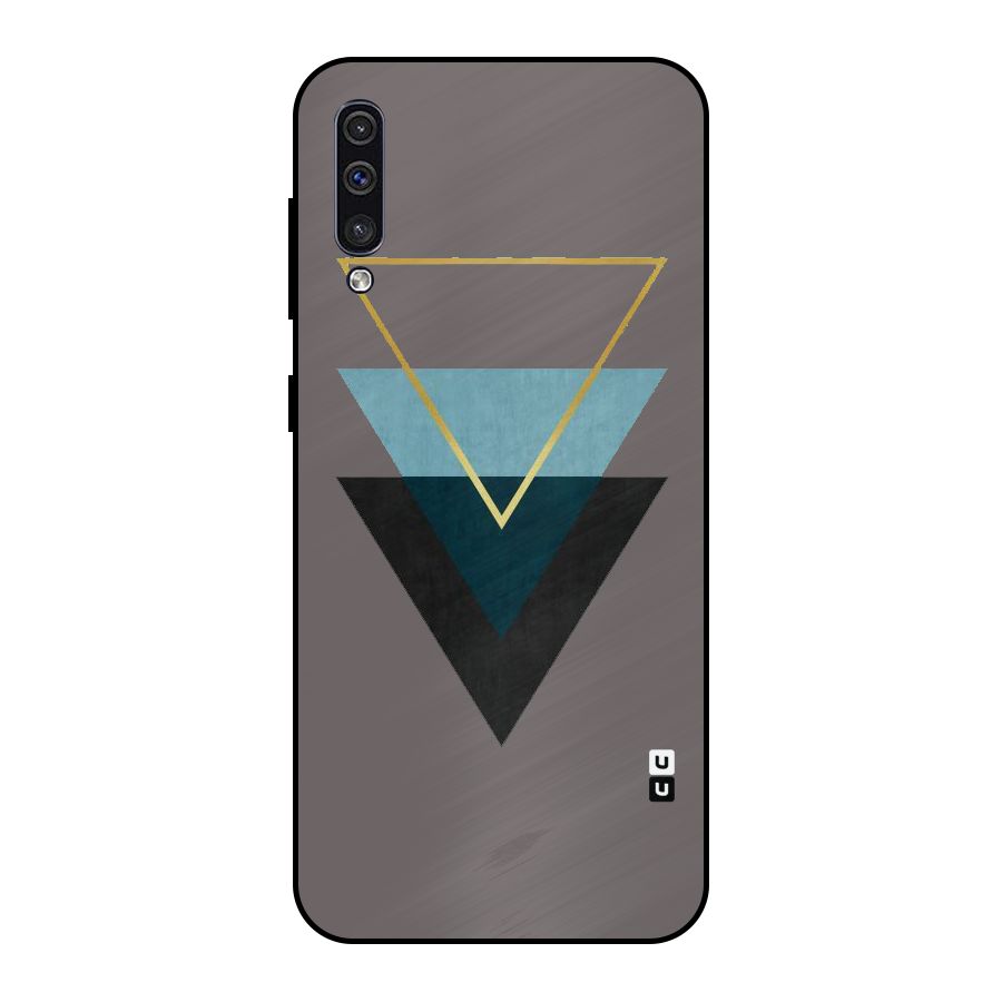 Pastel Triangle Metal Back Case for Galaxy A30s