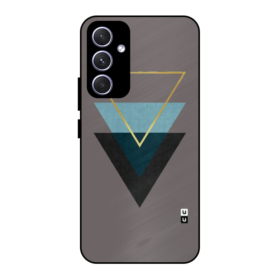 Pastel Triangle Metal Back Case for Galaxy A54