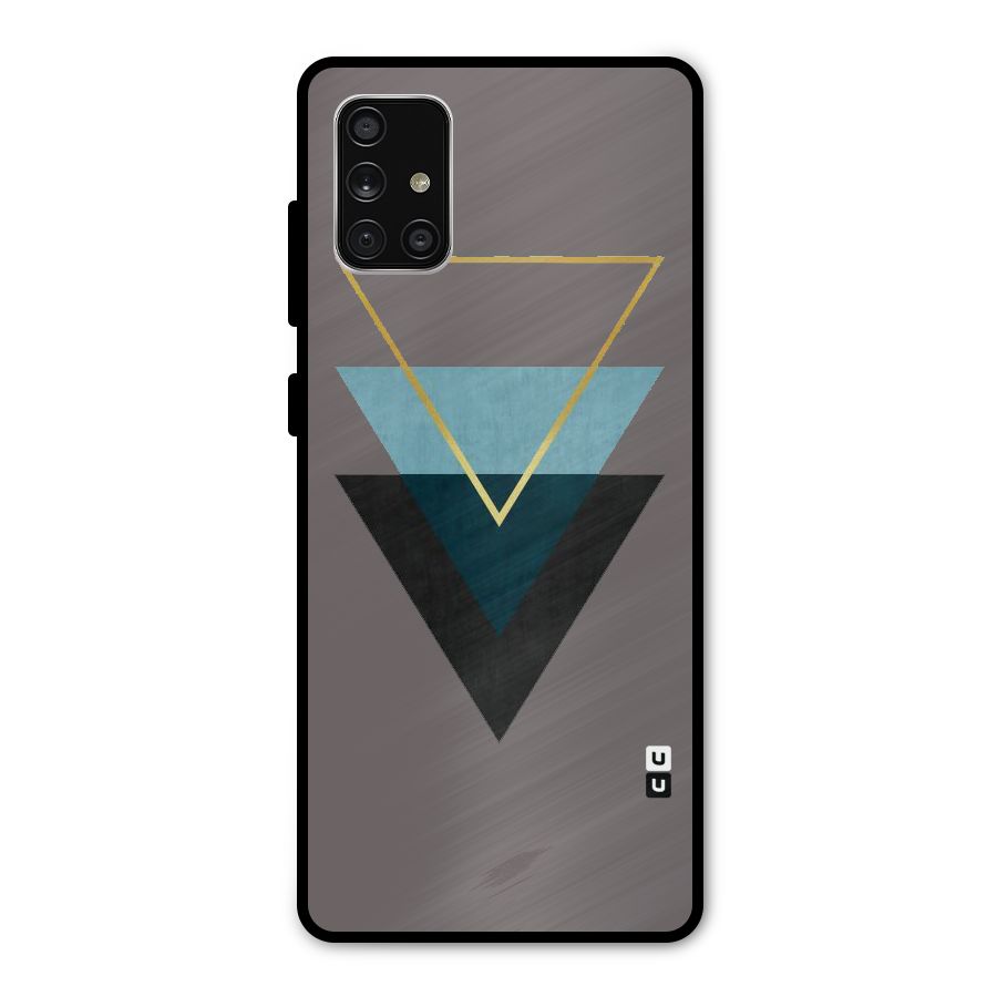 Pastel Triangle Metal Back Case for Galaxy A71