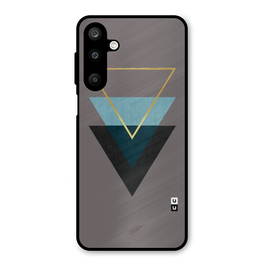 Pastel Triangle Metal Back Case for Galaxy M16