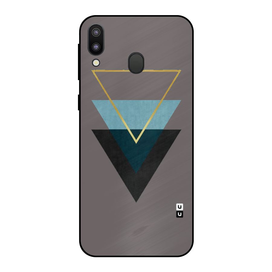Pastel Triangle Metal Back Case for Galaxy M20